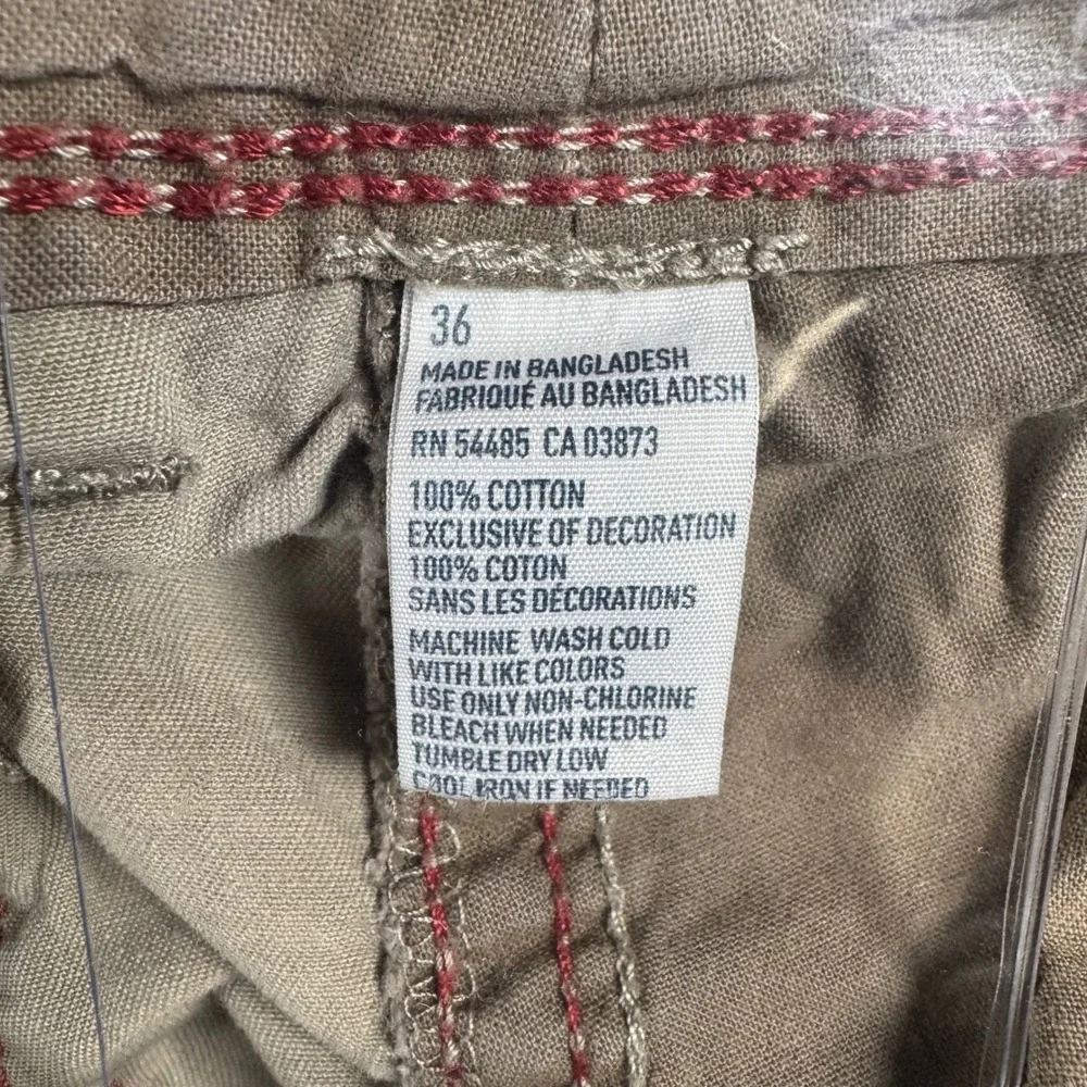 American Eagle Cargo Shorts Mens 36 Green Camo Classic Cotton Rugged Gorpcore